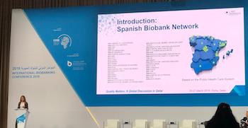 Se presenta la actividad de la RNBB en la International Biobanking Conference de Doha (Qatar)