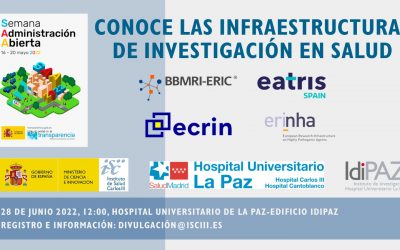 Conoce las infraestructuras de Investigación en Salud. Semana de la Administración Abierta 2022